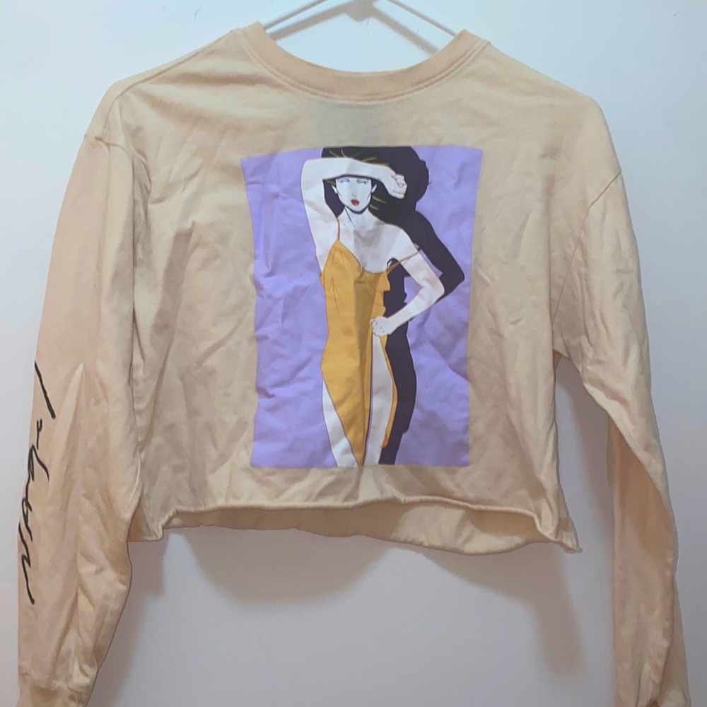 Forever 21 cream crop top